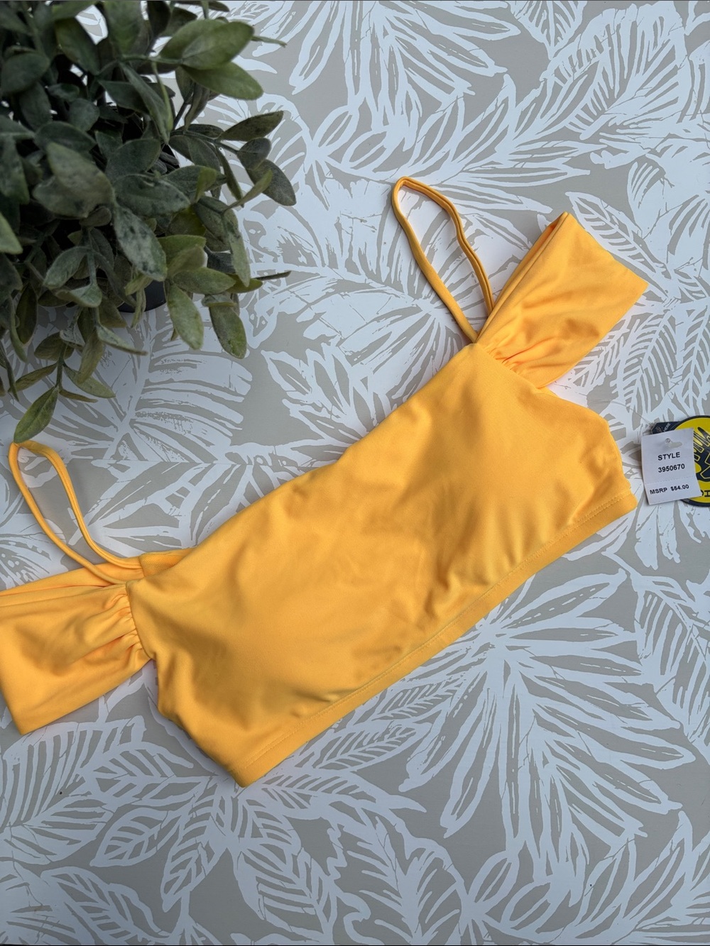 Body Glove | off The Shoulder Yellow Bikini Top